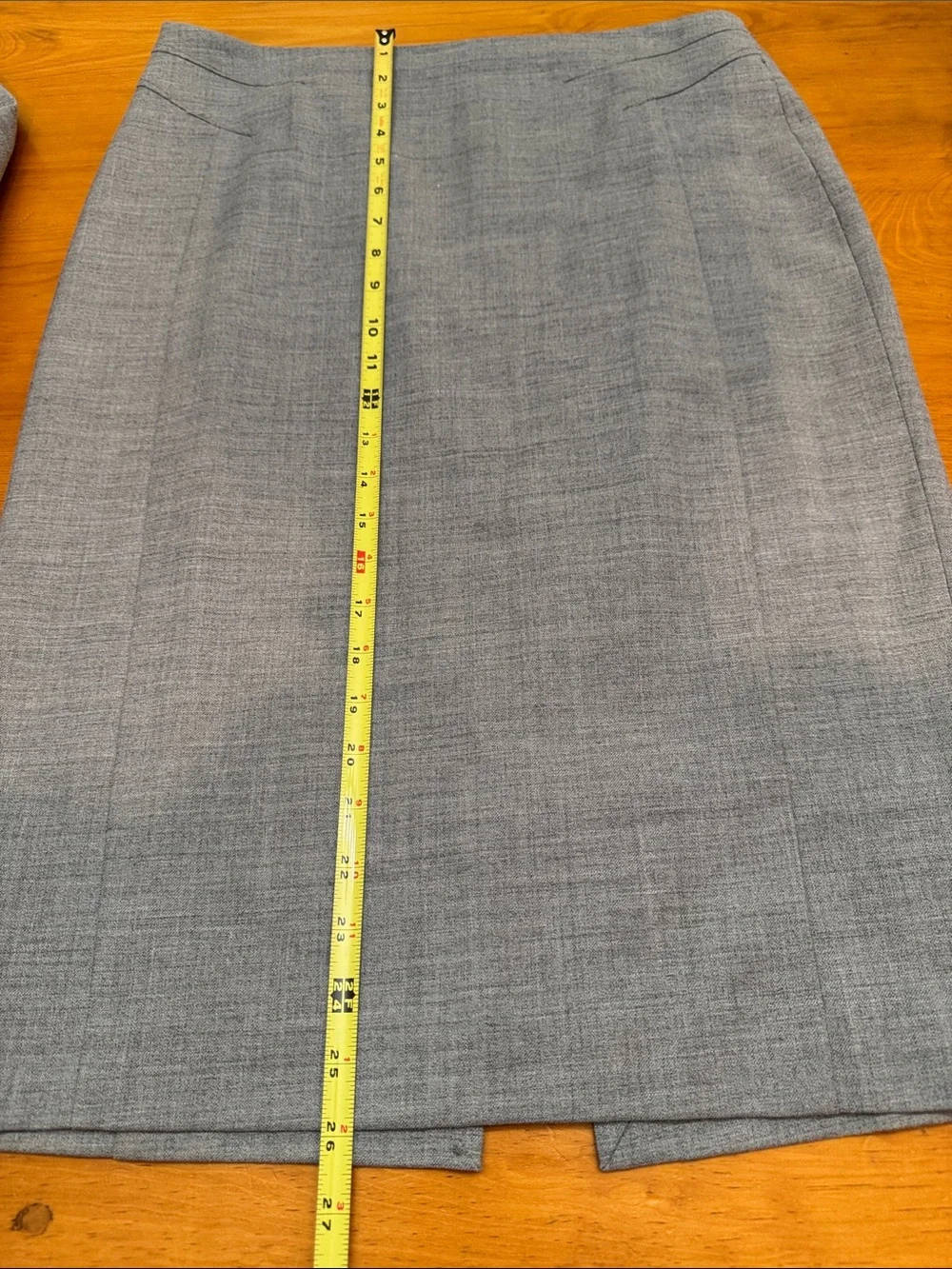 White House Black Market Grey Suit Jacket and Skirt